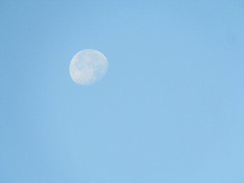 天空 月亮