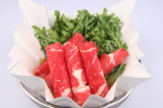 纸锅肥牛卷