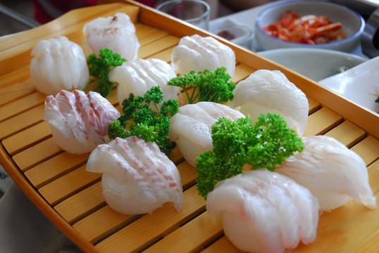 生鱼片 韩国料理