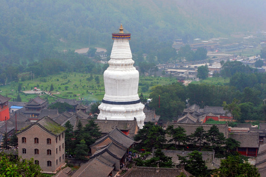 山西五台山 白塔