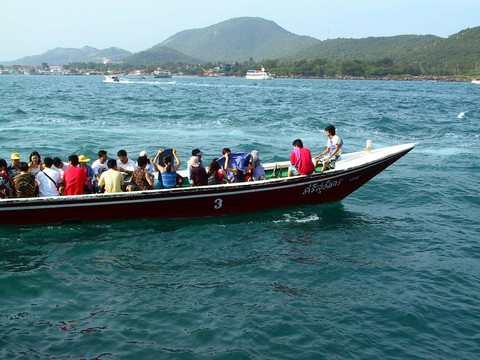 泰国 乘坐快艇