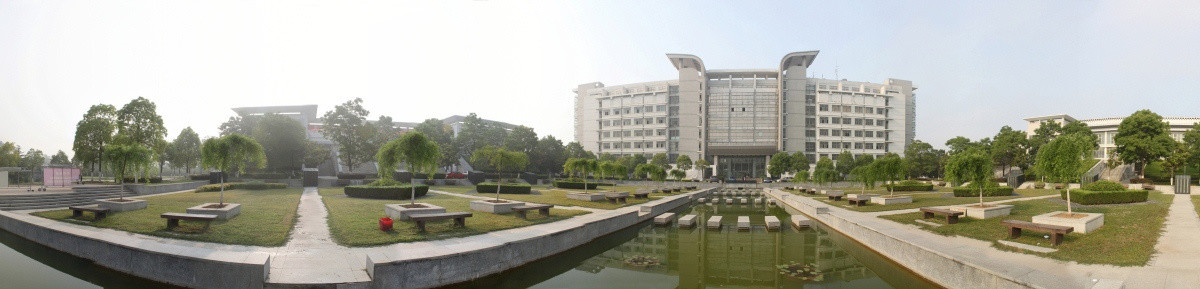 徐州工程学院主楼180度全景