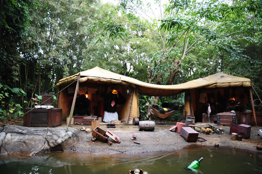 香港迪士尼热带雨林营地