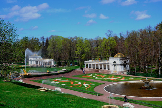 圣彼得堡夏宫下花园