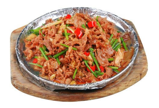 铁板蒙古羊肉