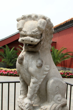 中山公园 石狮子