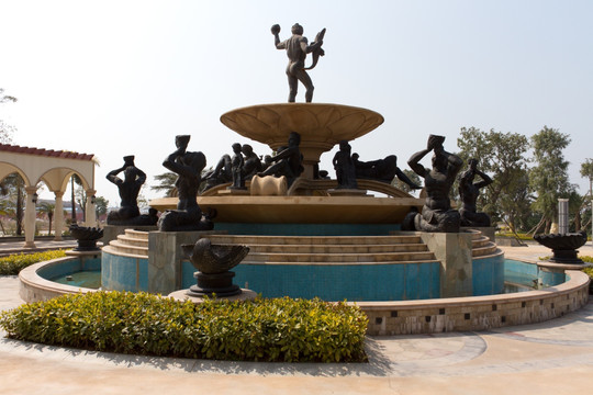城市雕塑景观 阿波罗喷泉