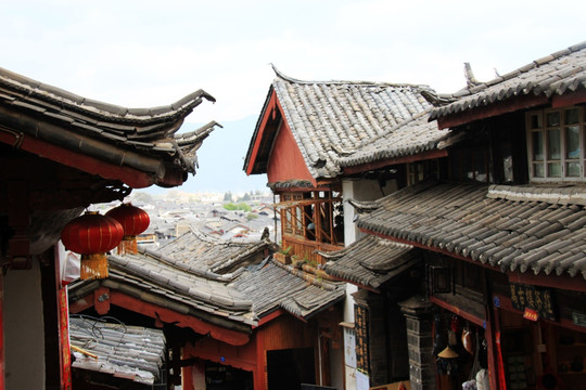 丽江古城建筑风景