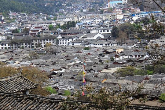 丽江古城建筑风光