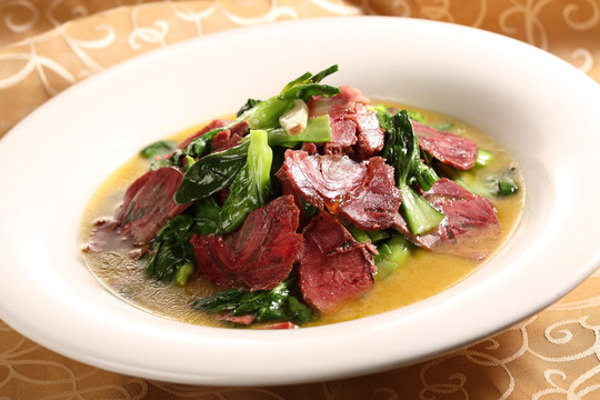 苏北青菜烧牛肉