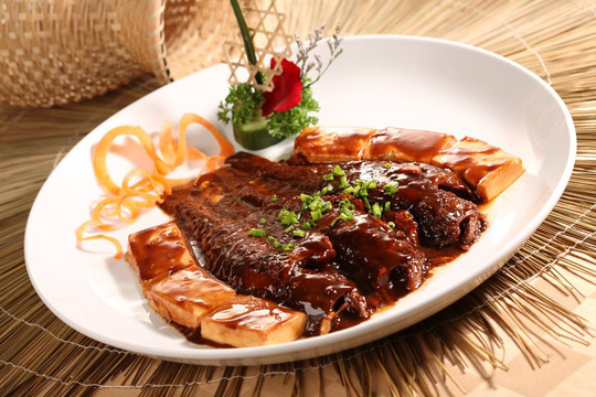 小黄鱼烧豆腐