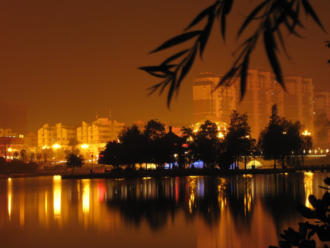 滁州南湖夜色