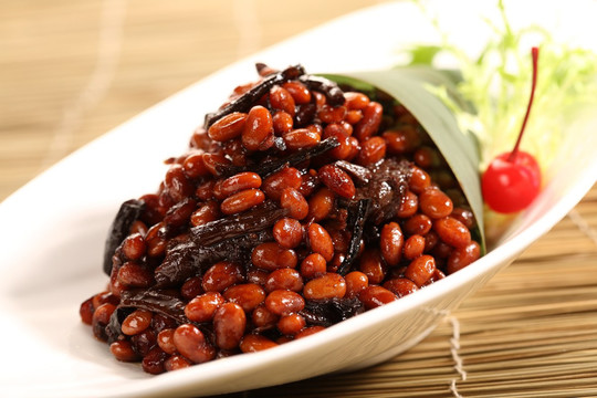 茶树菇黄豆
