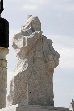 成吉思汗开国功臣木华黎的雕像