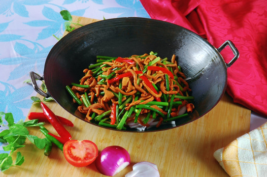 干锅风味鹅肠