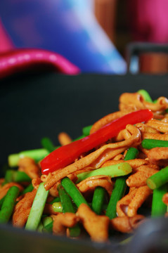 干锅风味鹅肠
