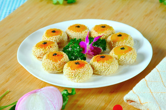 芝麻肉松酥