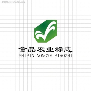 正确符号食品农业logo