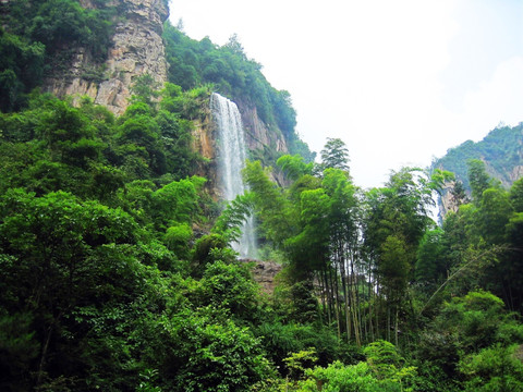 张家界风光  水濂洞