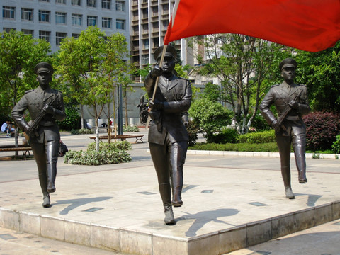 雕塑 共和国卫士
