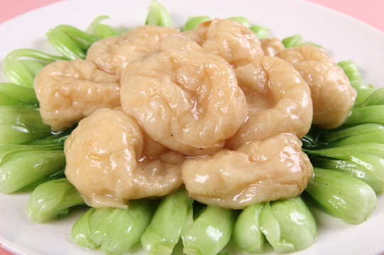 菜心鱼面筋