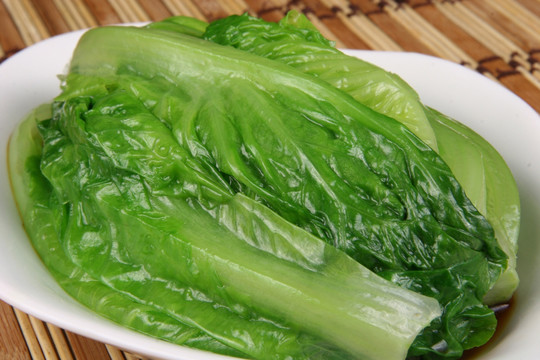 白灼生菜