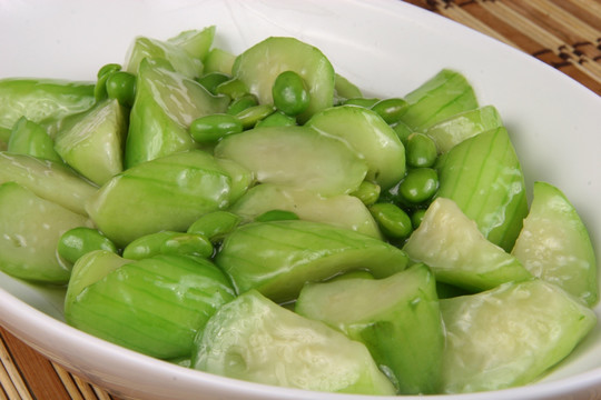 丝瓜毛豆