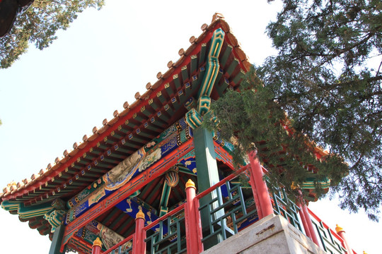 北海公园 楼阁