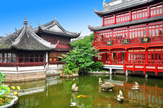 上海豫园绿波廊