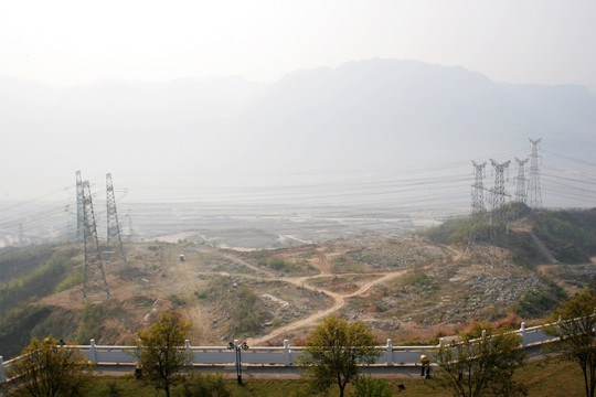 三峡大坝 输电线路