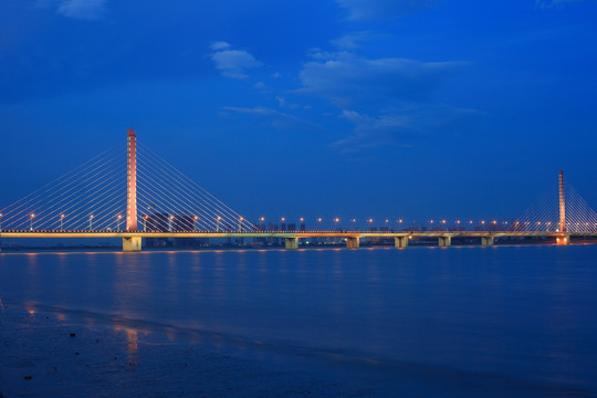 杭州钱江三桥夜景