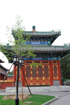 北海公园 小西天 四方亭