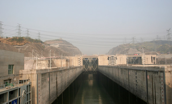 三峡大坝 永久性船闸