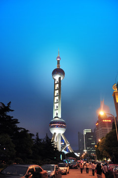 上海东方明珠夜景