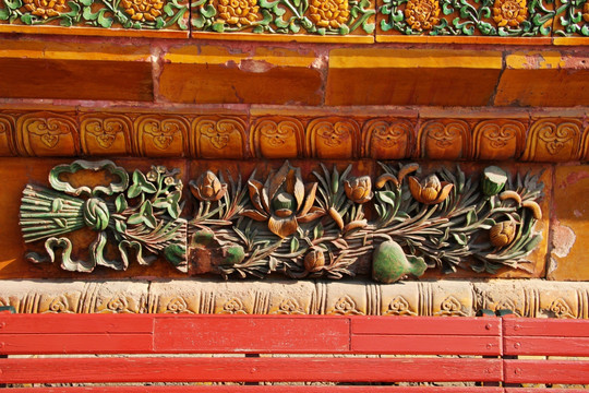 北京故宫 琉璃画