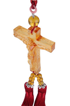 十字架耶稣 琥珀色