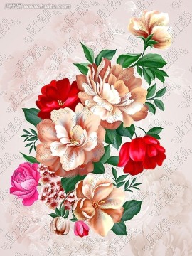 爵士经典花卉图案设计