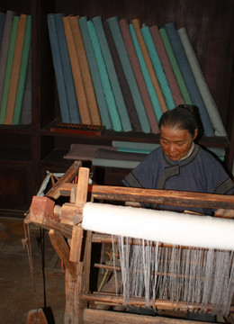 古代纺织技术