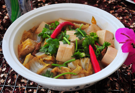 中国菜 白菜炖豆腐