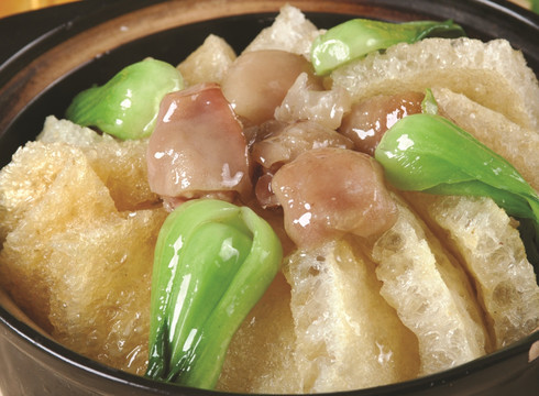 小葱汤肉皮