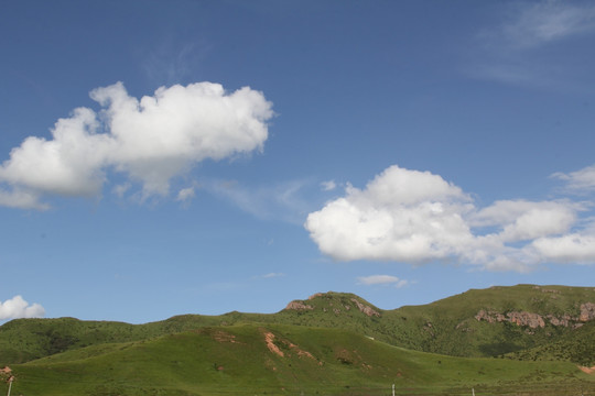 青山蓝天