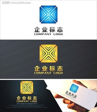 金融风向标logo设计