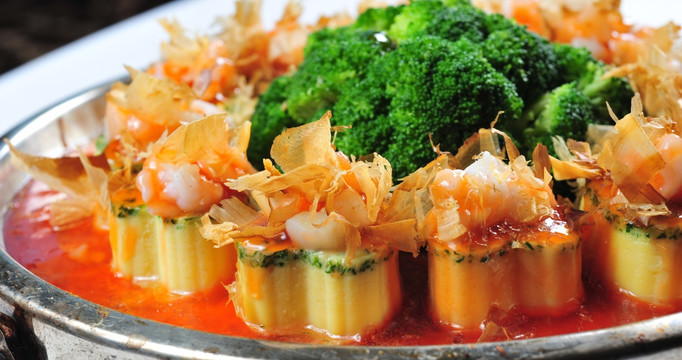 石板鲍汁相思豆腐