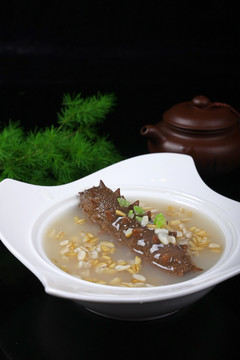 燕麦焗辽参