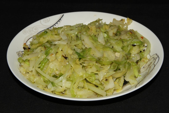 炝炒圆白菜