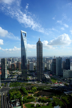 上海陆家嘴建筑景观