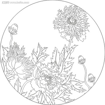 装修装饰角花 圆盘花朵