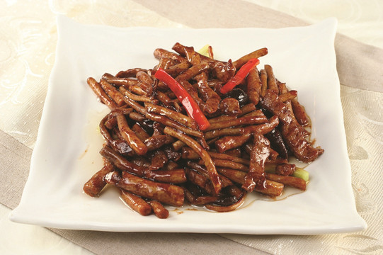茶树菇牛柳