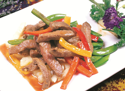 香波蜜豆牛柳条
