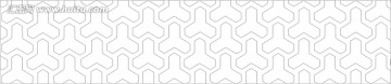 腰线雕刻图线条图矢量图 几何图案
